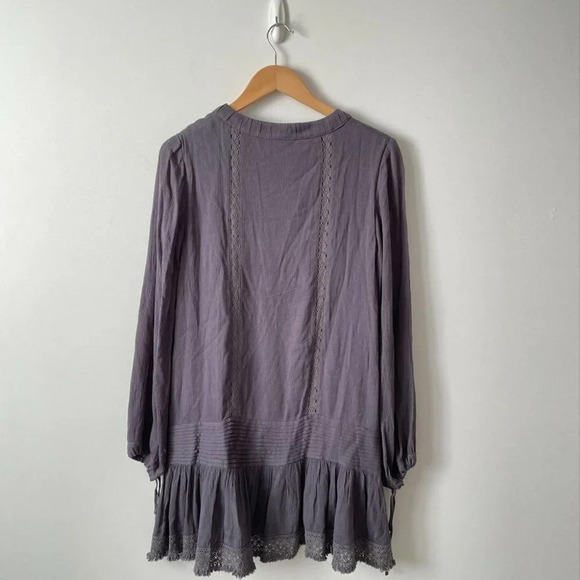 Some Days Lovin Smocked Long Sleeve Dress Sz S - Picture 3 of 7